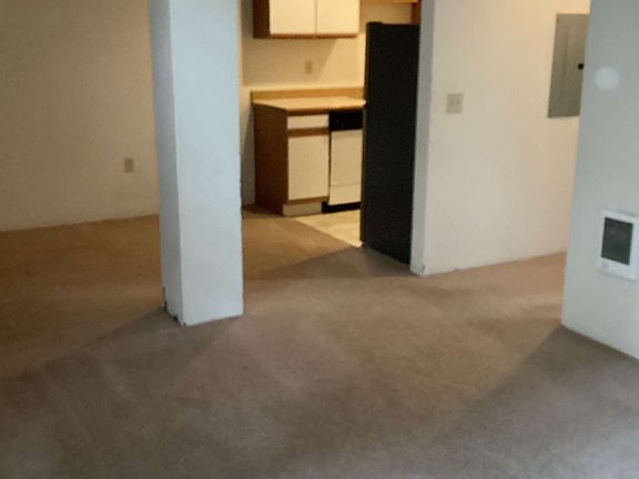 Front room towards kitchen.