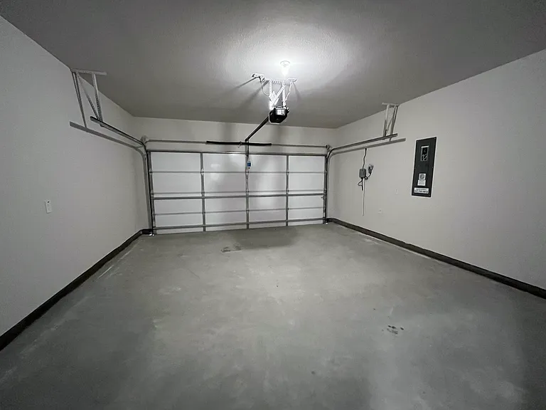 Double attached garage