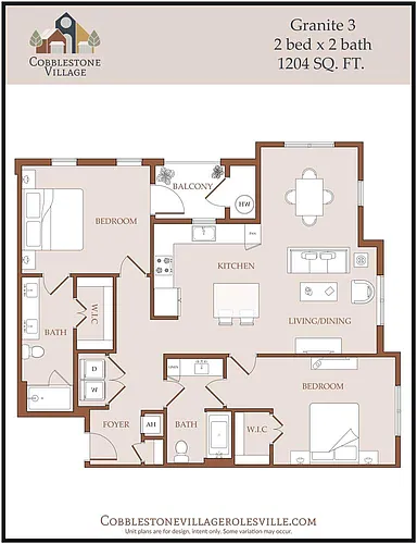 Floor plan Granite 3