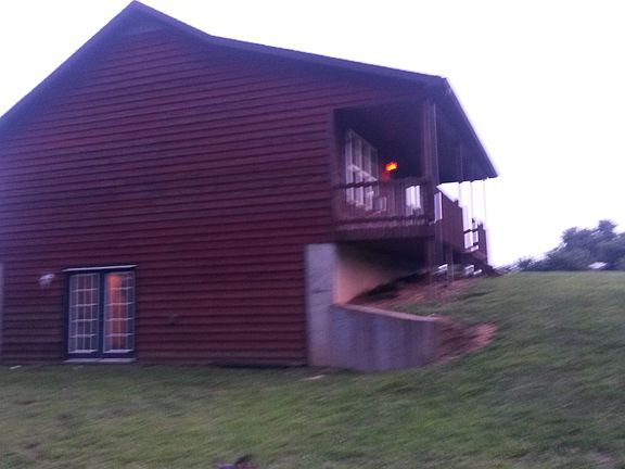 Open ended basement view