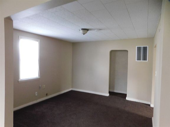 Fresh carpet and paint