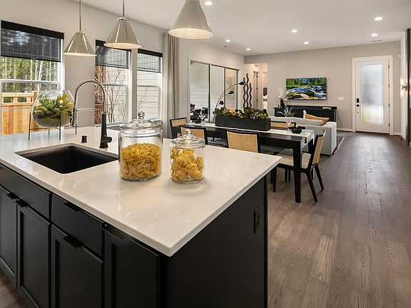 Open-concept living area