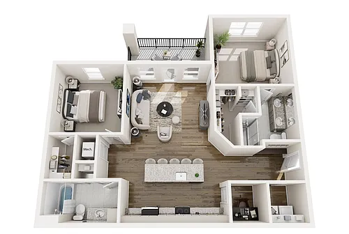 Floor plan 2A