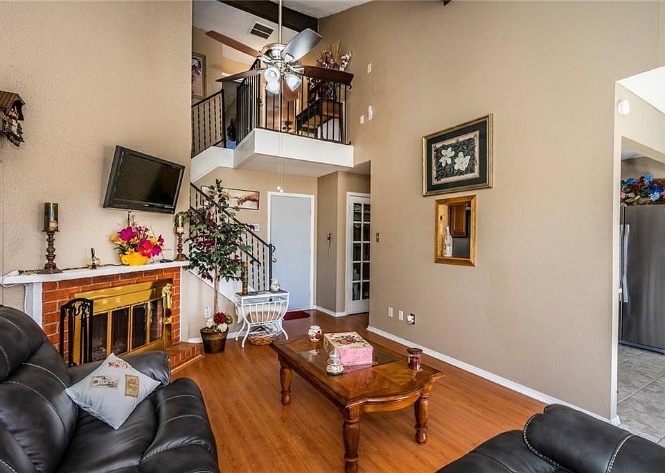 Living area opens to kitchen/dining for easy-flow entertaining