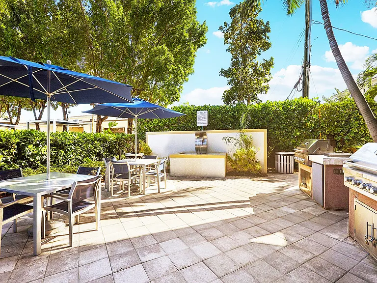 Outdoor Barbecue and Entertaining Area