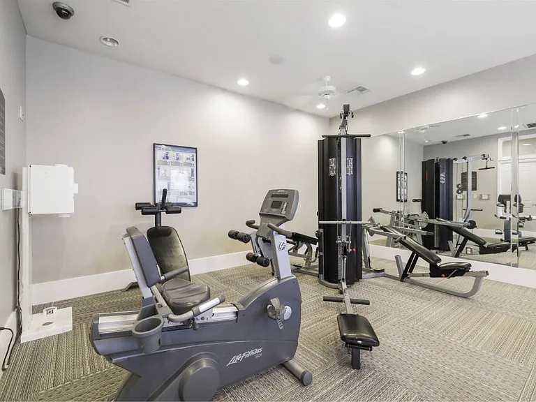 Fitness center at Stonehaven Apartments in Houston, TX