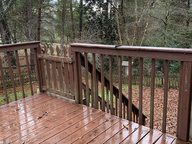 Back deck