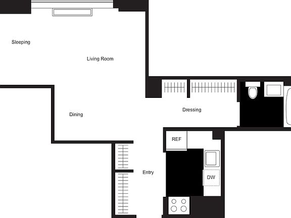 2nd image of 500 W 56th St APT 613