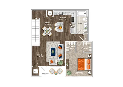 Floor plan A1D