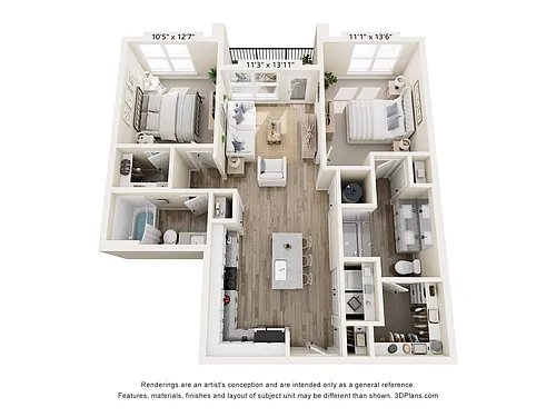 Floor plan B3