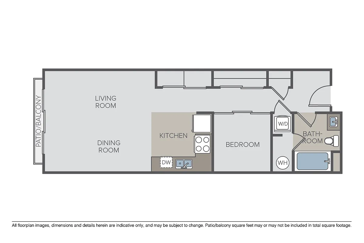 Floor plan Plan 1B