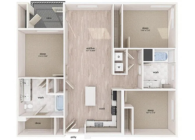 Floor plan C1