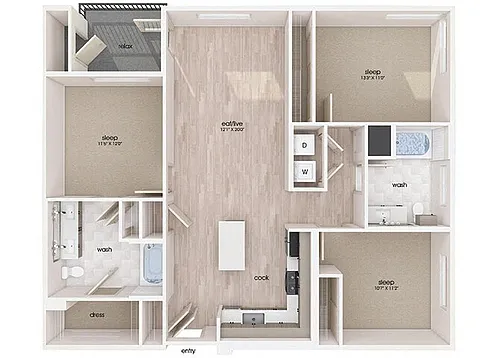 Floor plan C1