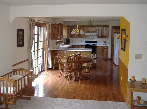 Open Concept with Hardwood Floors