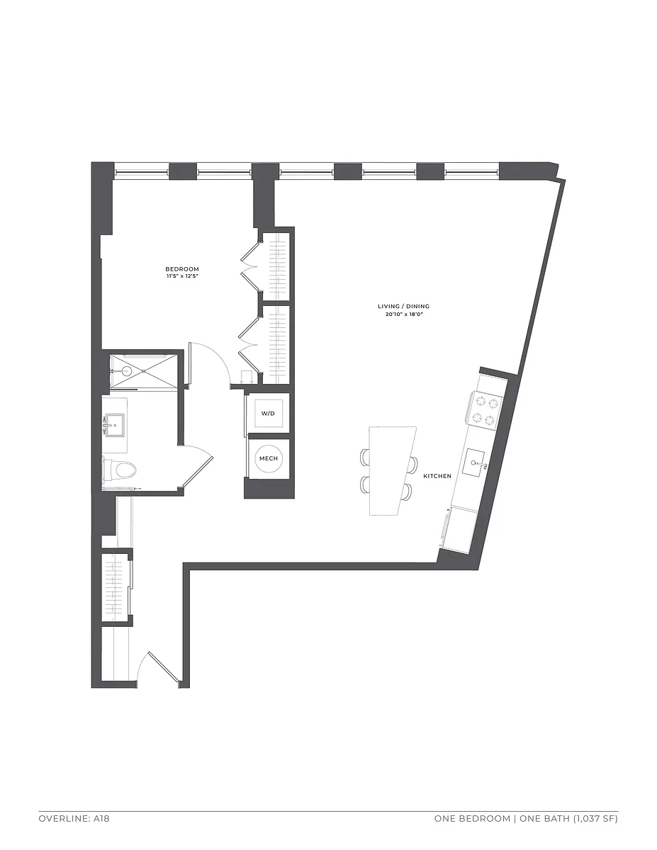 Floor plan A18