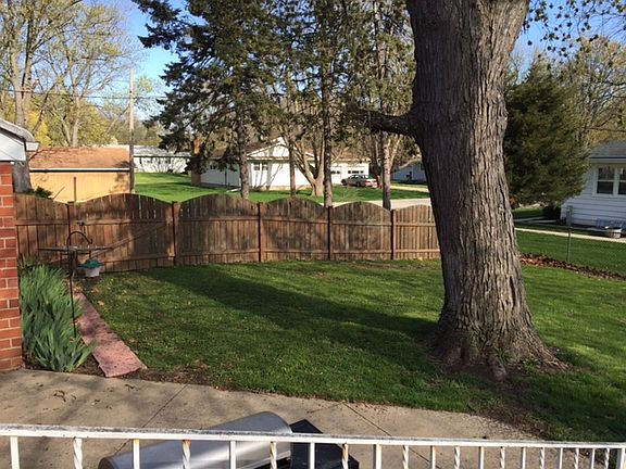 partial back yard