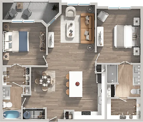 Floor plan Lucent - Renovated