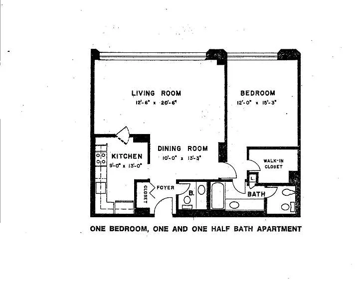 Apt. 702 Floor Plan