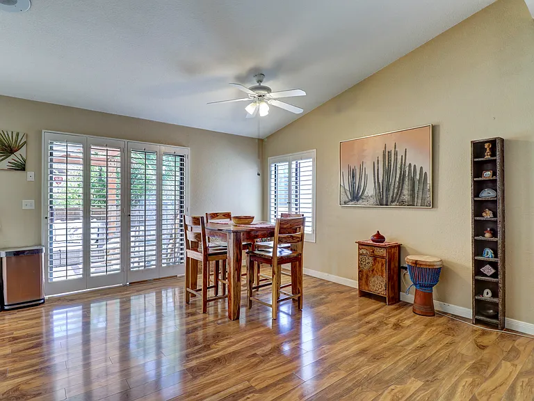 Dining Room with patio access