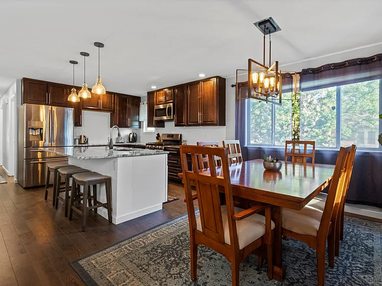 Dining + kitchen space