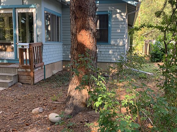 North side of house from street