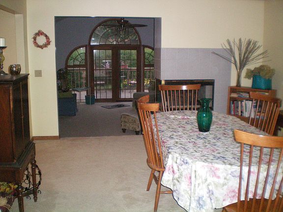 Dining and living rooms