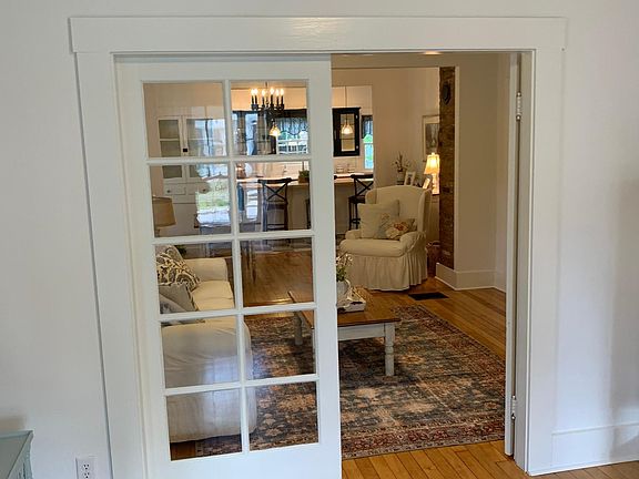 French doors separating rooms