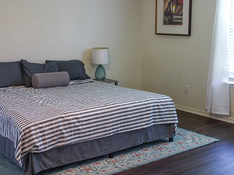 Master bedroom King size bed