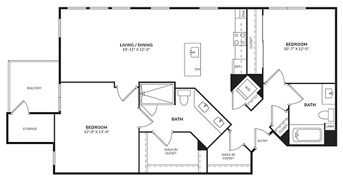 Floor plan B2-2