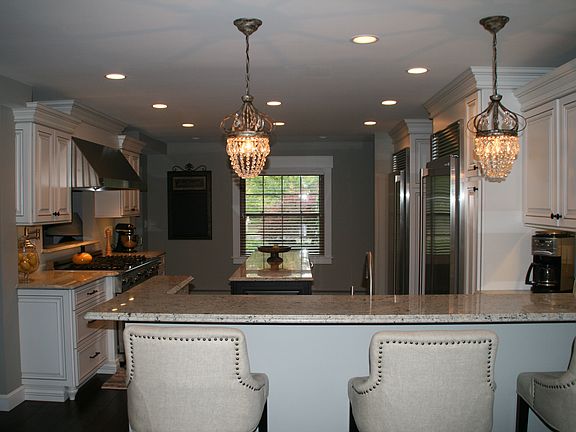 View of kitchen from lodge