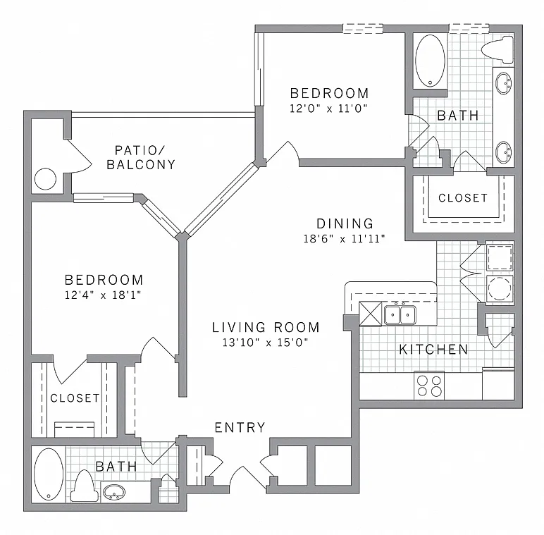 Floor plan B3