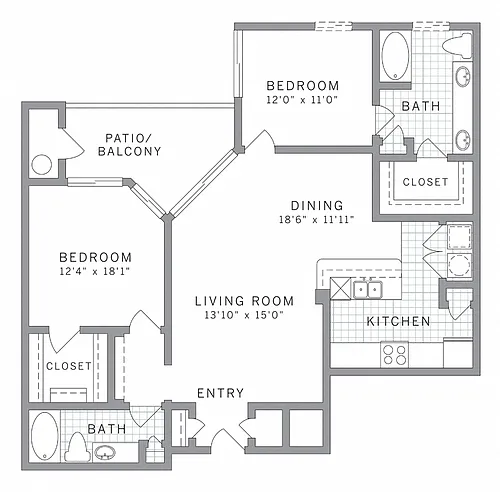 Floor plan B3