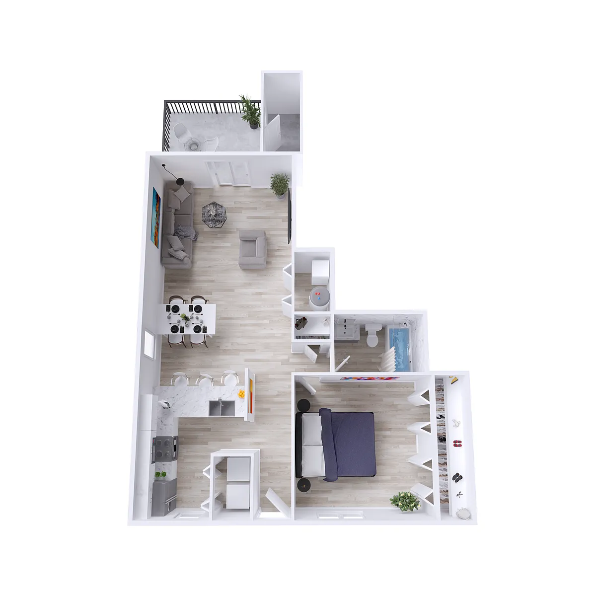 Floor plan A1 Renovated