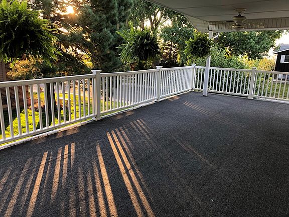 Southeast facing balcony