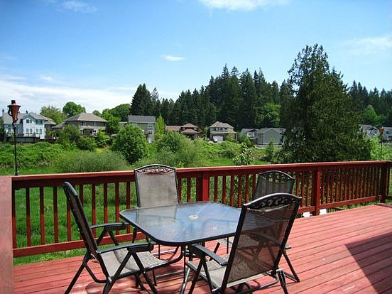 view from deck to protected greenspace