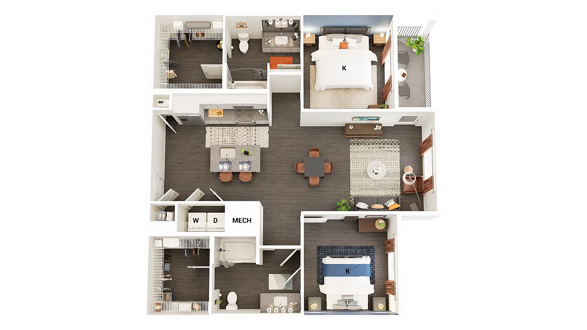 Floor plan B1-BC