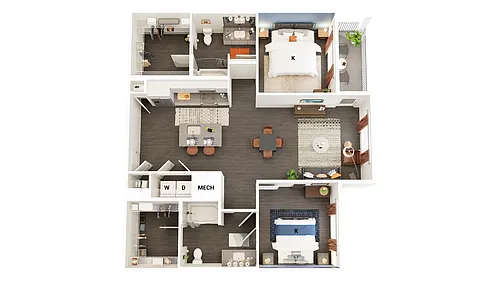 Floor plan B1-BC