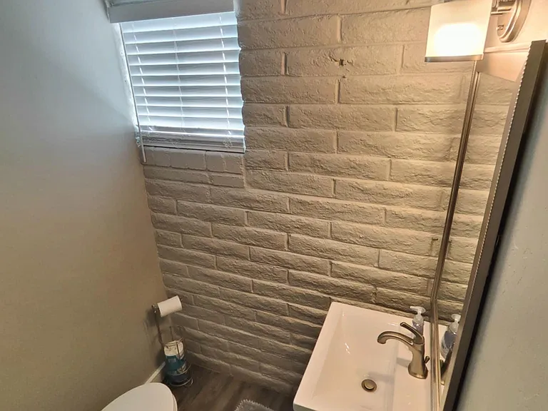 half bath in master bedroom