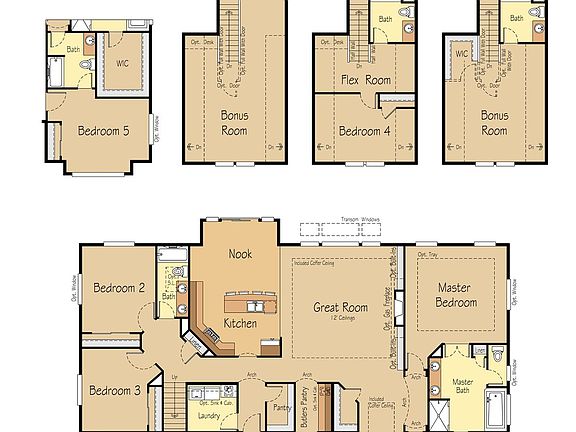 Example of Shasta XL Floorplan