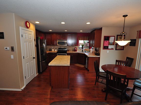 Large kitchen with island