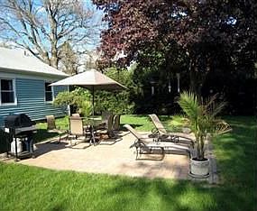 Back Yard with Patio 20 x 20 feet