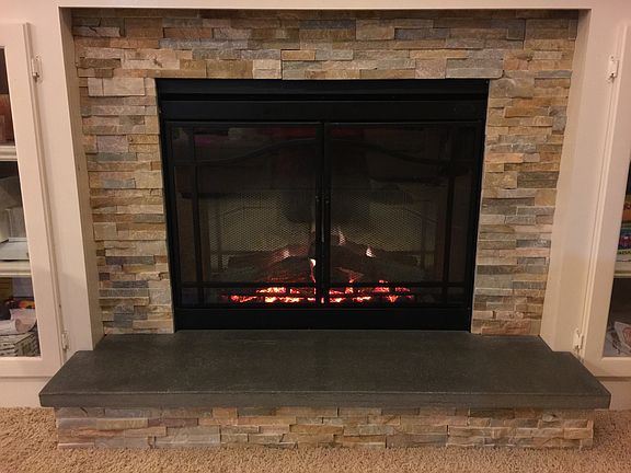 Stone & Concrete Hearth FP