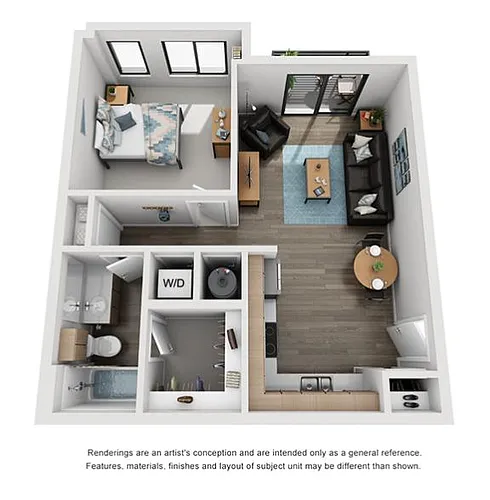 Floor plan 1BRK1