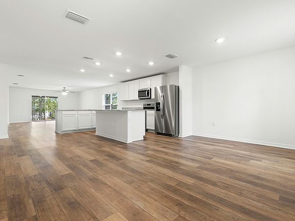The open concept makes it easy to host