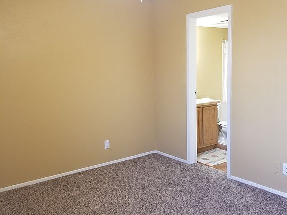 Master bedroom with a large walk-in closet.