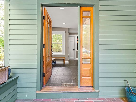 porch entrance from driveway