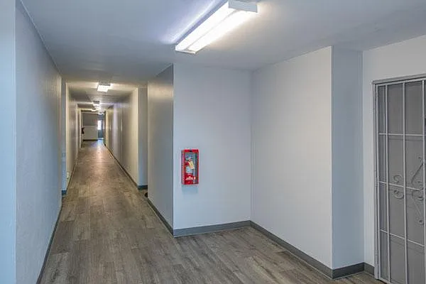 A&B Buildings gated hallways