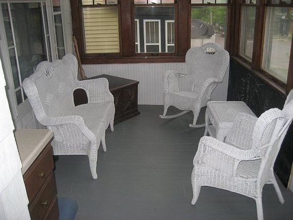 inside front porch