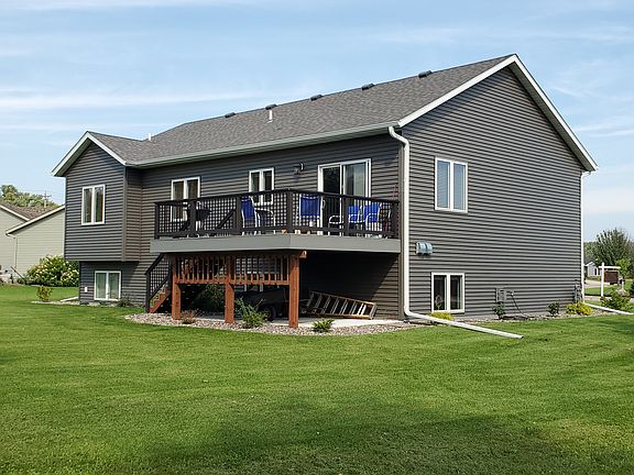 Deck with concrete under