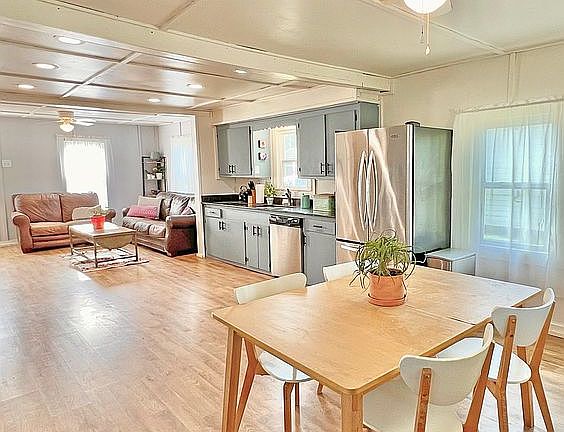 Open concept kitchen